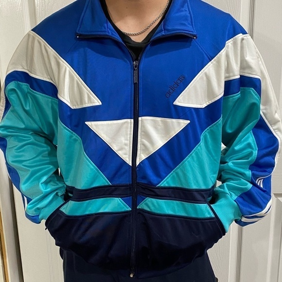 Adidas Jacket Full Zip closure Men’s D9 F198 Size XL